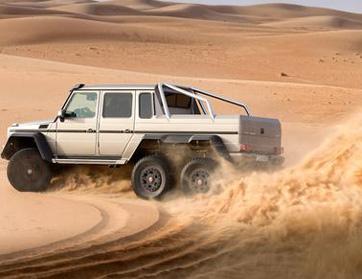 مرسيدس تكشف عن سيارة الدفع الرباعية  G63 AMG 6×6